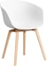 HAY - Set de 4 chaises About a Chair AAC 22 - white 2.0 - Chêne savonné - Patins standard - 2 - Aperçu