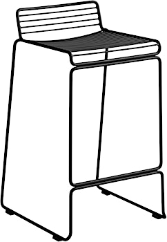 HAY - Hee Bar Stool - 1 HAY - Hee Bar Stool - 1