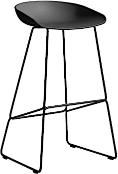 Design Outlet - HAY - About a Stool AAS38 - soft black - Gestell schwarz - H85 cm (Retournr. 210782) - 1 Design Outlet - HAY - About a Stool AAS38 - soft black - Gestell schwarz - H85 cm (Retournr. 210782) - 1