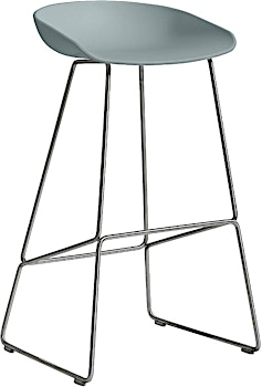 Design Outlet - HAY - About A Stool AAS 38 - grijsblauw - roestvrij staal - 85 cm - 1