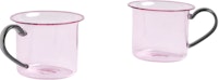 HAY - Set de 2 mugs en verre borosilicate - 1 - Aperçu