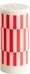 HAY - Column Kerze S - off-white/red - 1 - Vorschau