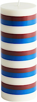 HAY - Column Kerze M - off-white/brown/blue - 1