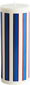 HAY - Column Kerze L - off-white/brown/blue - 1