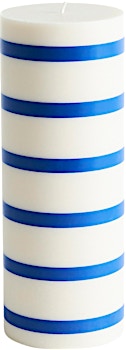 HAY - Column Kerze L - off-white/blue - 1