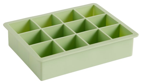 Bac à glaçons avec support 32 compartiments vert