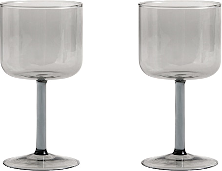 HAY - Tint Wijnglas set van 2 - grijs - 1
