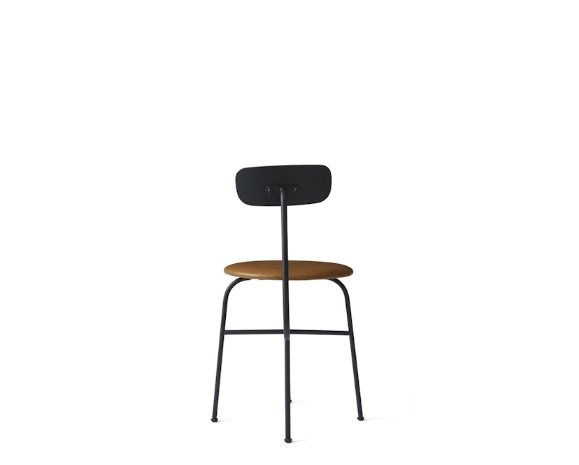 Menu - Afteroom Dining Chair 4 leer - zwart - cognac - 4