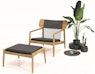 Gloster - Archi Lounge Chair - Granite - 3 - Preview