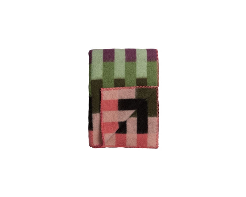 Roros Tweed - Asmund Bold Decke - pink-green - 1