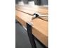 Janua - BB 11 tafel Clamp - gepoedercoat zwart - Eiken natuur geolied - 180 cm - 95 cm - 5