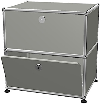 USM Haller - Sideboard 1 x 2 - 2 Kleppen - 1 USM Haller - Sideboard 1 x 2 - 2 Kleppen - 1