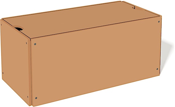 Design Outlet - Müller Möbelwerkstätten - Bettkasten zur Stapelliege - Apricotbraun - KLASSIK - 93 x 46,8 - 1 Design Outlet - Müller Möbelwerkstätten - Bettkasten zur Stapelliege - Apricotbraun - KLASSIK - 93 x 46,8 - 1