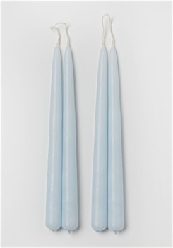 Design Outlet - applicata - Blossom Candles - Baby Blue - 4er Packung - baby blue  - 1
