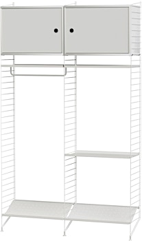 String Furniture - Flur Garderobe Regal Kombination Bundle T - 1 String Furniture - Flur Garderobe Regal Kombination Bundle T - 1
