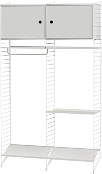 String Furniture - Flur Garderobe Regal Kombination Bundle T - 1