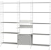 String Furniture - Wohnzimmer Regalkombination Bundle Q - 1 - Vorschau