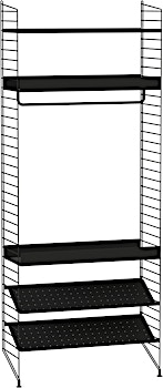 String Furniture - Schlafzimmer Regalkombination Bundle D - 1 String Furniture - Schlafzimmer Regalkombination Bundle D - 1