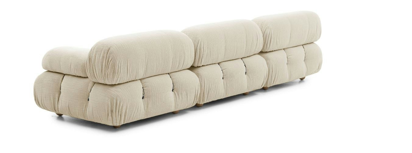 Camaleonda - Canapé 3 places tissu beige - Vue supplémentaire 2
