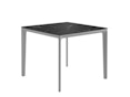 Gloster - Carver keramische tafel - Keramiek zwart - 89 x 89 cm - wit - 1