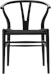 Carl Hansen & Søn - Fauteuil CH24 Y Wishbone Chair corde noire souple - 1 - Aperçu