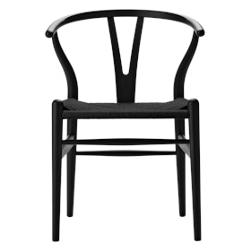 Carl Hansen & Søn - CH24 Y Wishbone Stuhl Soft - soft black/ black Carl Hansen & Søn - CH24 Y Wishbone Stuhl Soft - soft black/ black
