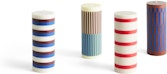 HAY - Column Kerze Medium - off-white/red - 6 - Vorschau