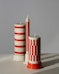 HAY - Column Kerze S - off-white/red - 6 - Vorschau