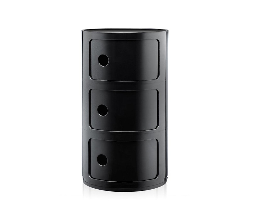 Kartell - Componibili Container - 3 elementen - zwart - 1