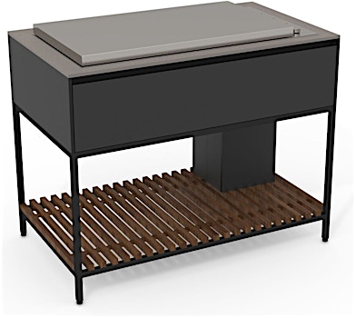 Conmoto - TICINO Frame Gas BBQ mit Grill - keramik soft grau - 1 Conmoto - TICINO Frame Gas BBQ mit Grill - keramik soft grau - 1