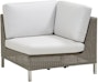 Cane-line Outdoor - Connect Sofa hoekmodule - Taupe - 2 - Preview