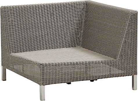 Cane-line Outdoor - Connect Sofa hoekmodule - Taupe - 1
