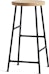 Design Outlet - HAY - Cornet Bar Hocker - Eiche geölt - Gestell weiches schwarz - high (Retournr. 261978) - 1 - Vorschau