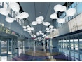 Next - Cosmo Pendelleuchte Indoor - weiß / silber - LED 6 x 2830lm, dimm., 3000K - 6