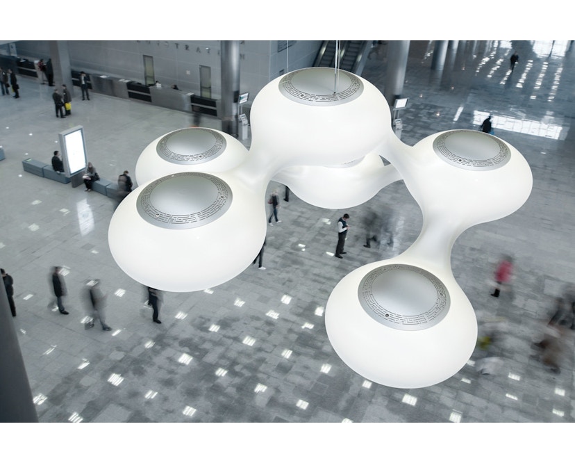 Next - Cosmo Pendelleuchte Indoor - weiß / silber - LED 6 x 2830lm, dimm., 3000K - 17