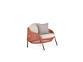 Dedon - Ahnda Lounge Chair rot - OHNE Kissen - 1