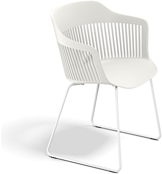 Dedon - Chaise avec accoudoirs Aiir en métal - 1 Dedon - Chaise avec accoudoirs Aiir en métal - 1
