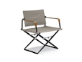 Dedon - SeaX Lounge Chair - schwarz - sail taupe - 1