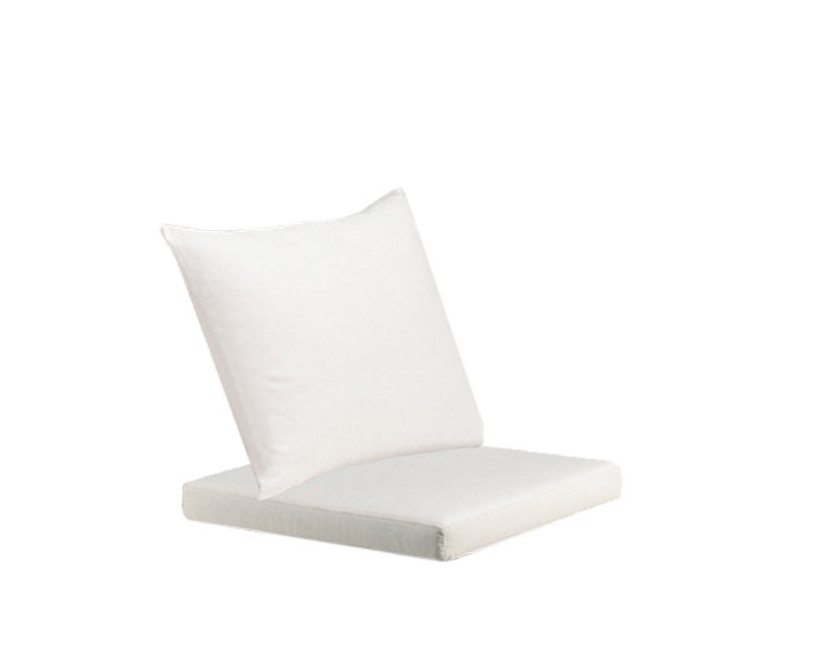 Dedon - Sitzkissen + Rückenkissen Barcelona Lounge Chair - Cool - white450 - 3