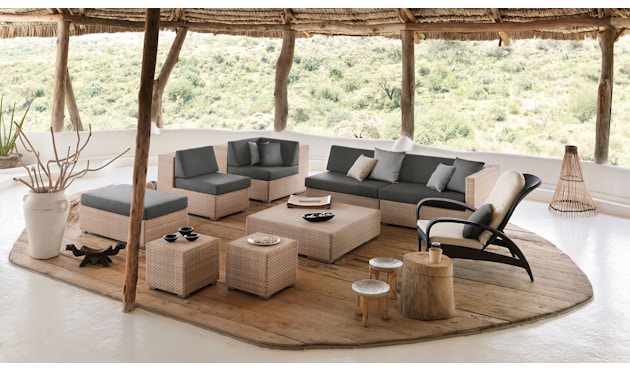 Dedon - Lounge ligstoel - java - donkerbruin - 3
