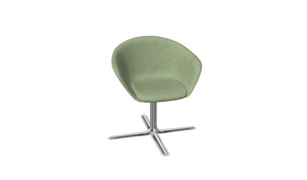 Arper - Chaise pivotante Duna - FI00932 - vert/blanc - 1