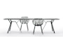 Fast - Radice Quadra tafel - rechthoekig - lichtgrijs - 200 x 90 cm - 11