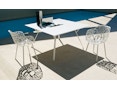 Fast - Radice Quadra tafel - rechthoekig - lichtgrijs - 200 x 90 cm - 12
