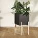 Design House Stockholm - Botanic Pedestal Pot Pflanztopf - anthrazit - 6 - Vorschau