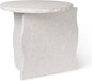 ferm LIVING - Mineral Sculptural Tisch 52 x 52 cm - Bianco Curia-Marmor, weiß - 3 - Vorschau