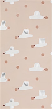 ferm LIVING - Birds and Berries Tapete - puder - 1