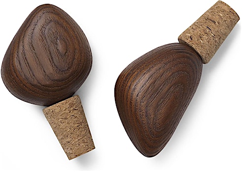 Ferm Living - Cairn Weinkorken - dunkelbraun - 1 Ferm Living - Cairn Weinkorken - dunkelbraun - 1