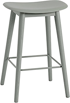 Muuto - Fiber Barhocker - Holzgestell - 1 Muuto - Fiber Barhocker - Holzgestell - 1