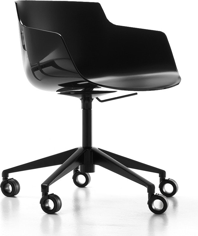 MDF Italia Flow Slim Armlehndrehstuhl 5 Sternfuß kaufen | SCHÖNER ...