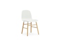 Normann Copenhagen - Chaise Form avec structure en bois - Chêne - blanc - 1
